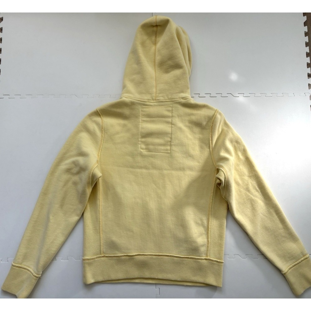 Y2K ABERCROMBIE Mens Sweatshirt Muscle Hoodie Heavyweight Distressed- Size L - Picture 2 of 10